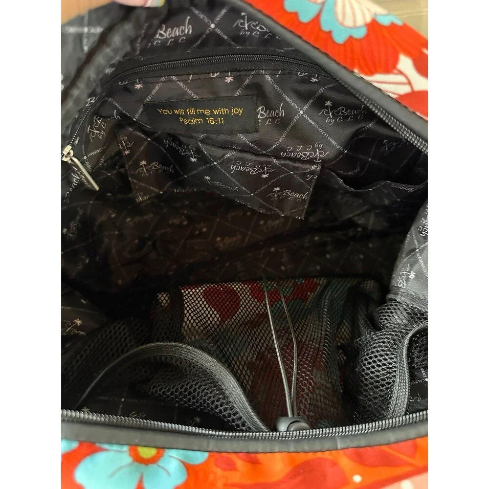 Beach by CLC Neoprene Asian Floral Inspired Paisley On The Go Diaper Bag